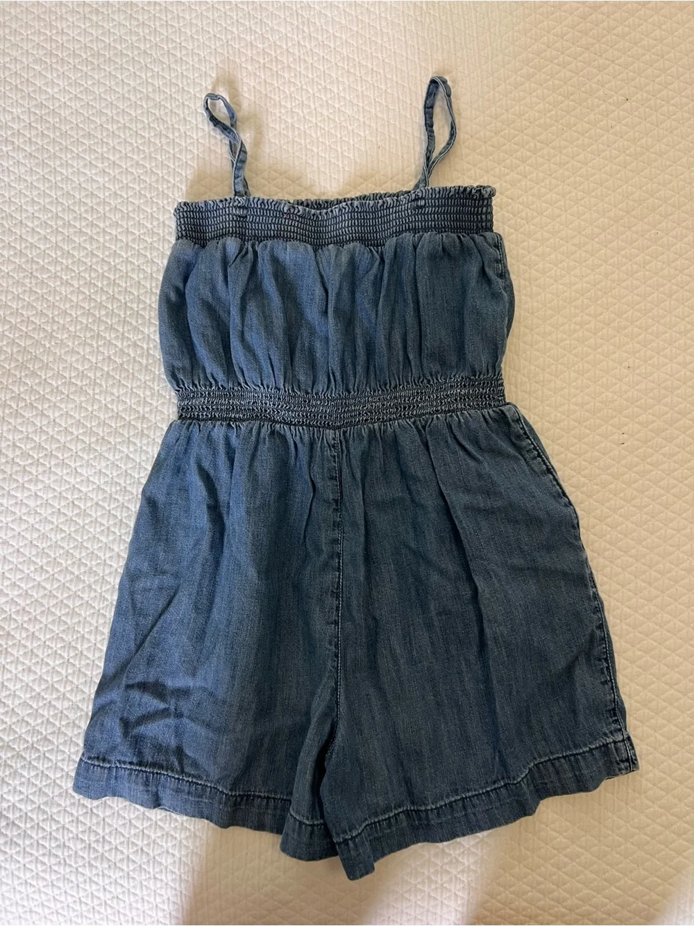 Gap Chambray Denim Romper • Medium (8)